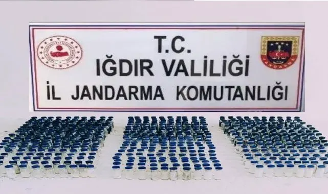 Iğdır İl Jandarma Komutanlığı'ndan kaçak botoks ilaçları operasyonu