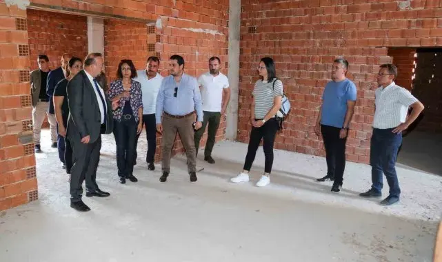 Başkan Yalım çalışmaları yerinde inceledi