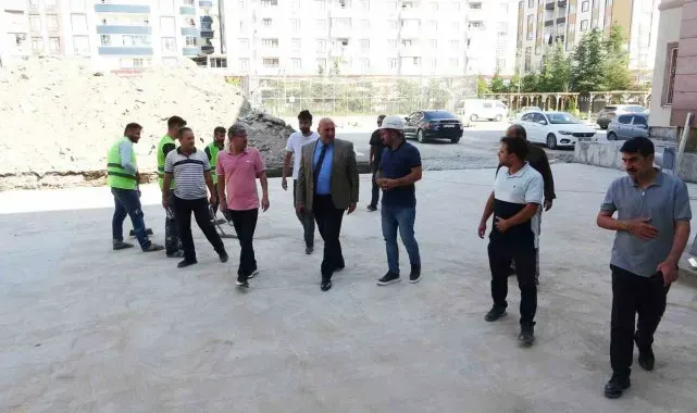 Van'da okulların bakım onarım çalışmaları devam ediyor