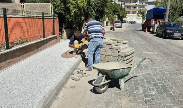 Bartın'da yol yapım çalışmaları sürüyor