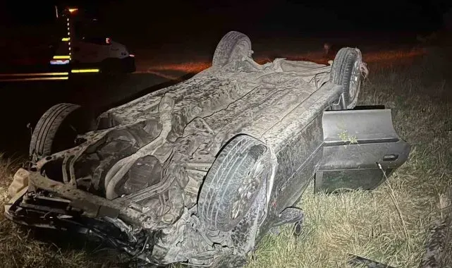 Kırklareli'nde otomobil şarampole devrildi: 1 ölü, 3 yaralı
