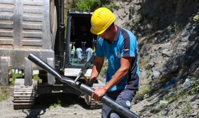 SASKİ, 2 bin 500 metrelik içme suyu hattı yenileniyor