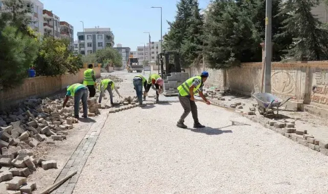 Haliliye'de üstyapı çalışmaları sürüyor