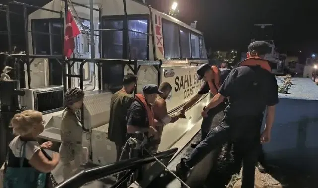 Gökçeada'da rahatsızlanan vatandaşın tıbbi tahliyesi gerçekleştirildi
