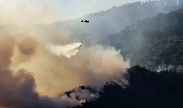 Karabük'teki orman yangınını söndürme çalışmaları 29 saattir sürüyor