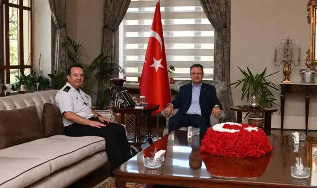 Tuğgeneral Zafer Tombul'dan veda ziyareti