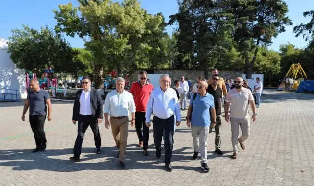 Edremit Belediyesi Altınkum fuar alanı hazır