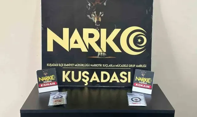 Kuşadası'nda kargo ile uyuşturucu sevkiyatını polis önledi