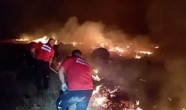 Niğde'de Melendiz Dağı'nda yangın