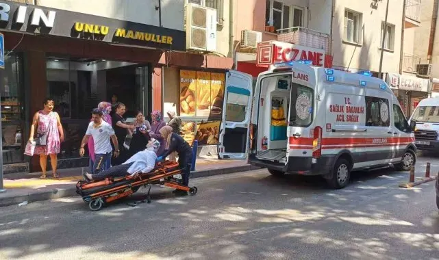 Devrilen motosikletteki yolcu yaralandı