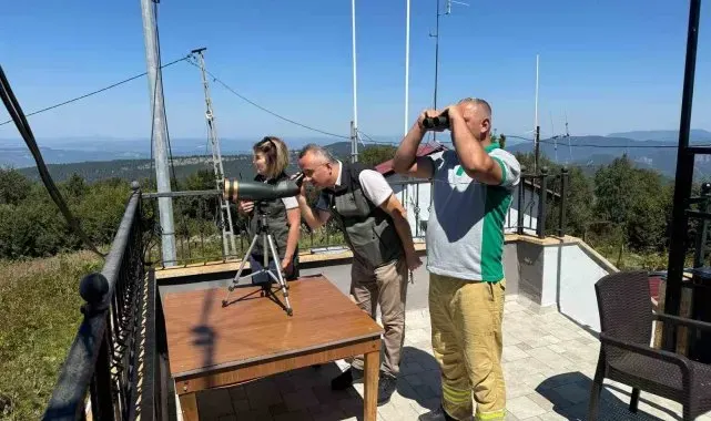 Yangın gözetleme kuleleri denetlendi