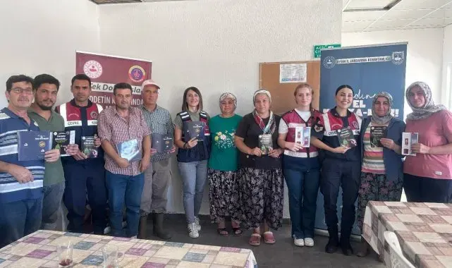 Jandarmadan Sultanhisar'daki vatandaşlara bilgilendirme