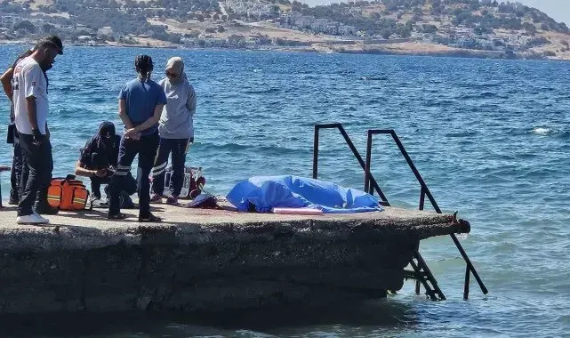 İzmir'de korkunç ölüm: İskeleden denize atlarken dibe çakıldı, hayatını kaybetti