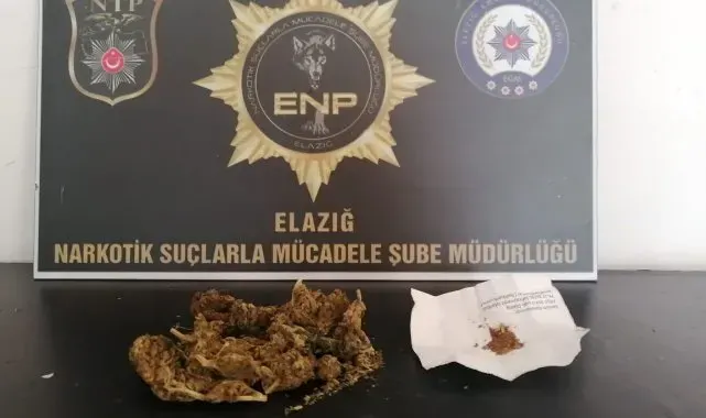 Elazığ'da uyuşturucu satıcılarına operasyon