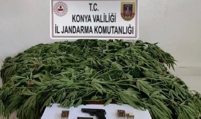 Konya'da jandarmadan uyuşturucu operasyonu: 3 gözaltı