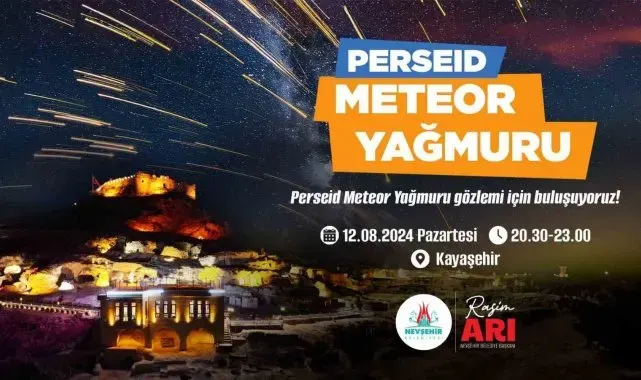 Perseid meteor yağmuru Kayaşehir'de gözlemlenecek