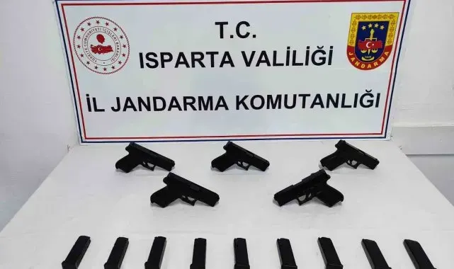 Isparta'da silah kaçakçılığı yapan şahıs tutuklandı