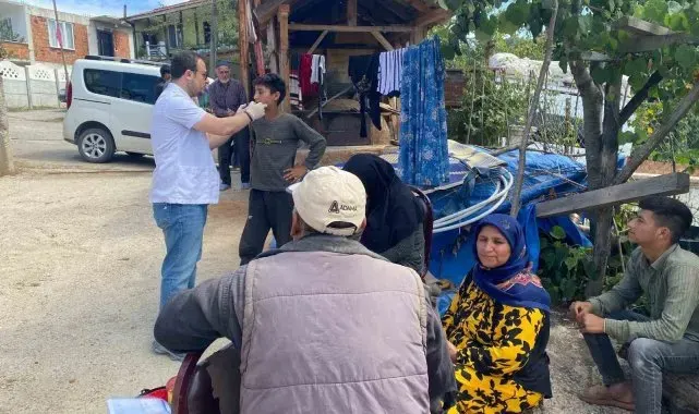 Mevsimlik tarım işçilerine sağlık taraması
