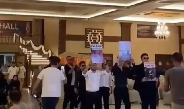 Düğünde damada tabutlu şaka