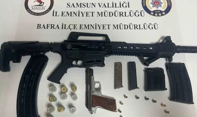 Dayısını tehdit eden yeğene gözaltı