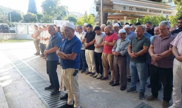Tekirdağ'da Haniye için gıyabi cenaze namazı kılındı