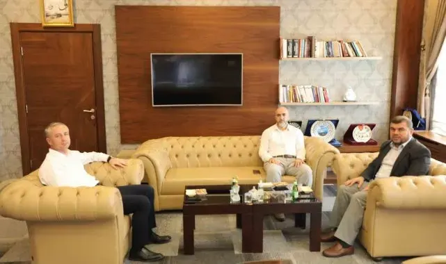 Ağrı İl Müftüsü Şafak, Milli Eğitim Müdürü Kökrek'i ziyaret etti