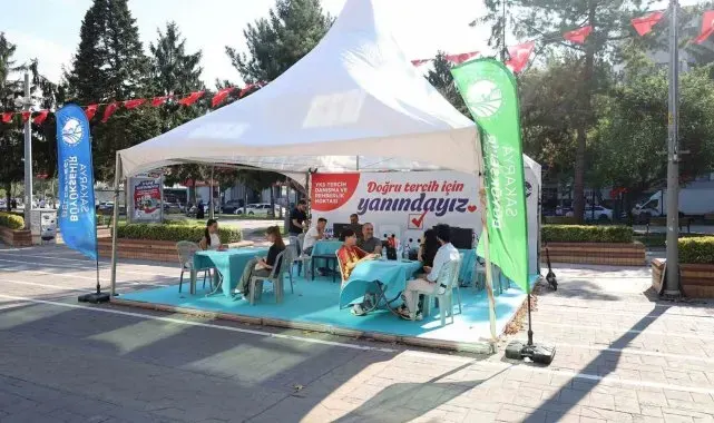Büyükşehir, üniversite adaylarının yanında