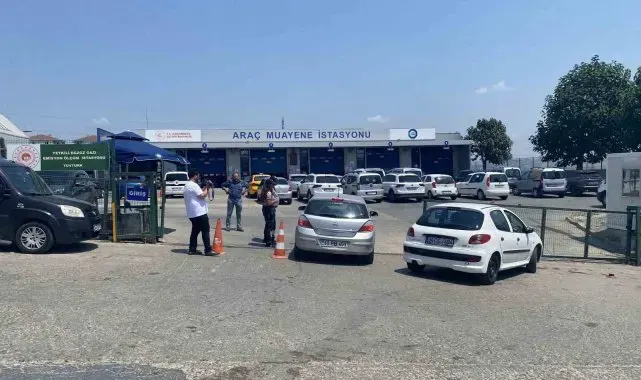 Global arızadan araç muayene istasyonları da etkilendi