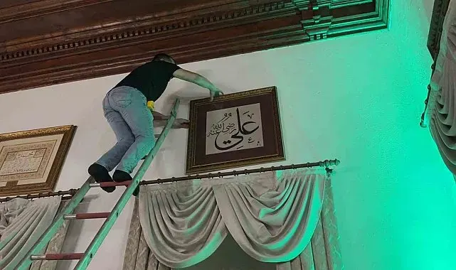 Üftâde Hazretleri'nin makamında baskı levhaları yeniden tefriş edildi