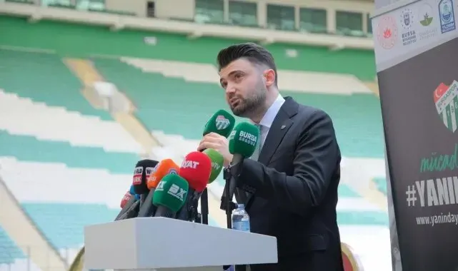 Bursaspor Başkanı Enes Çelik: "Görevi bırakma dahil her türlü kararı almaya hazırız"