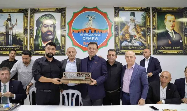 İmamoğlu Büyükçekmece'de Muharrem matemi lokmasına ortak oldu