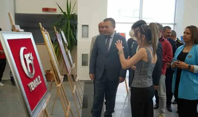 Kilis Üniversitesinde "15 Temmuz Sergisi" açıldı