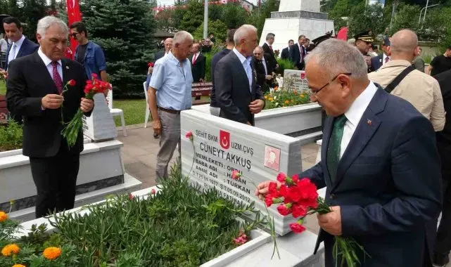 Ordu'da 15 Temmuz'da şehitler anıldı