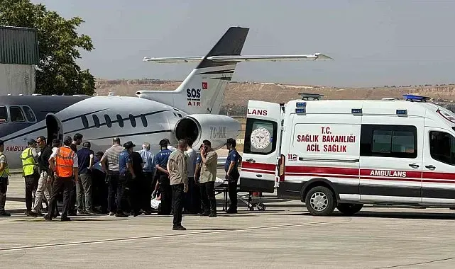 Bıçaklanan Milletvekili Melih Meriç ambulans uçakla İstanbul'a sevkedildi