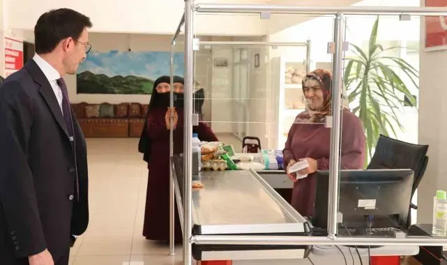 Para geçmeyen sosyal markette, 900 ihtiyaç sahibi destekleniyor