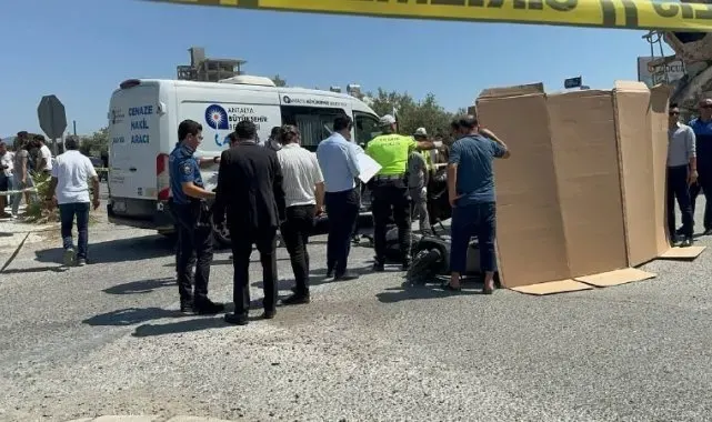 Beton mikserinin altında kalan motosiklet sürücüsü hayatını kaybetti