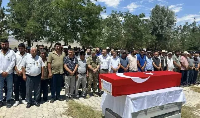 Vefat eden Kıbrıs gazisi Karapınar'da defnedildi