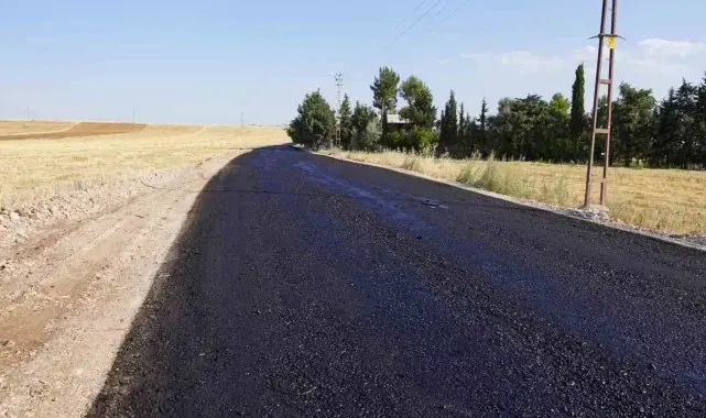 Şikayetlere neden olan yol asfaltlandı