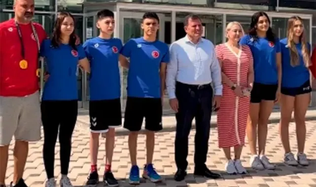 Kayserili yüzücüler Viyana'ya uğurlandı