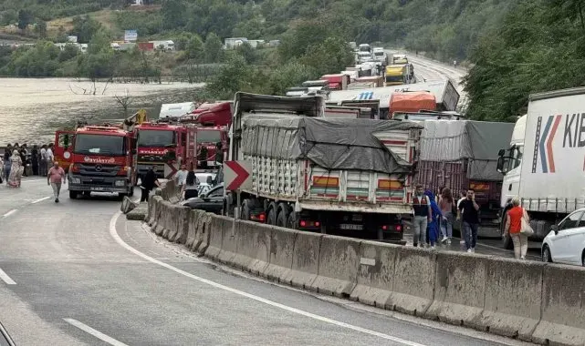 Sakarya'da zincirleme kaza: Ortalık savaş alanına döndü