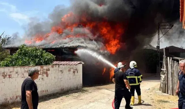 Sinop'ta 6 ev yanarak kullanılamaz hale geldi