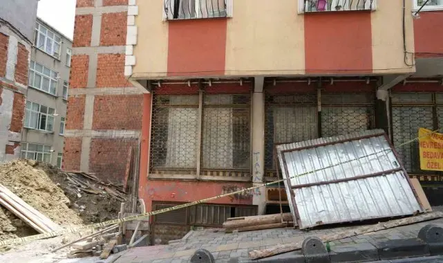 Esenler'de çatlaklar nedeniyle boşaltılan binanın son iki katının kaçak olduğu ortaya çıktı