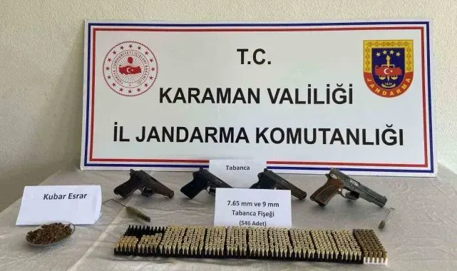 Karaman'da uyuşturucu operasyonu: 1 gözaltı