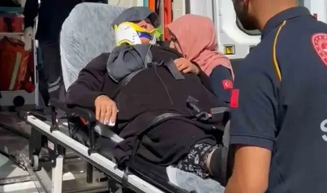 Halk otobüsünün çarptığı yaşlı kadın ağır yaralandı