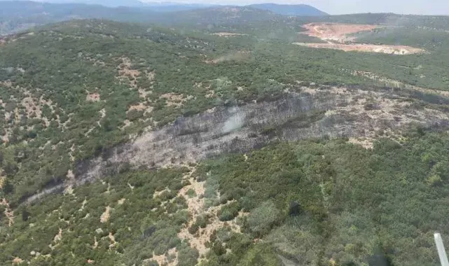 Menteşe Yerkesik Mahallesindeki yangını kontrol altına alındı
