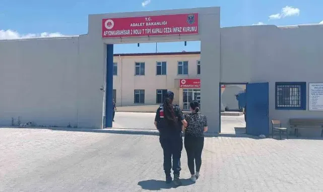 Hırsızlık suçundan aranan kadını devriye gezen jandarma yakaladı
