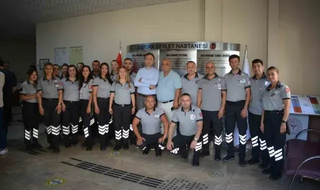 Hastanenin özel güvenlik görevlileri kahvaltıda buluştu