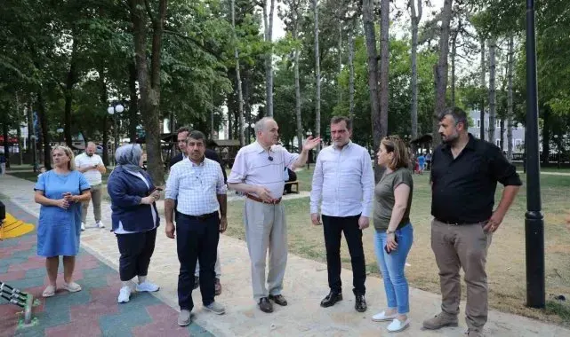 Başkan Özlü'den çalışmalara yerinde inceleme