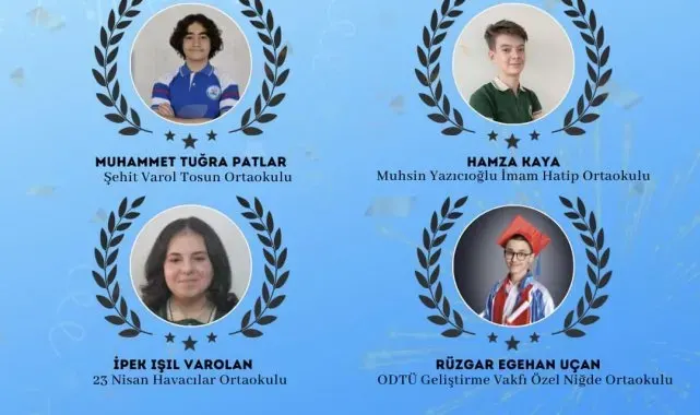 Niğde'den LGS'de 4 Türkiye Birincisi Çıktı