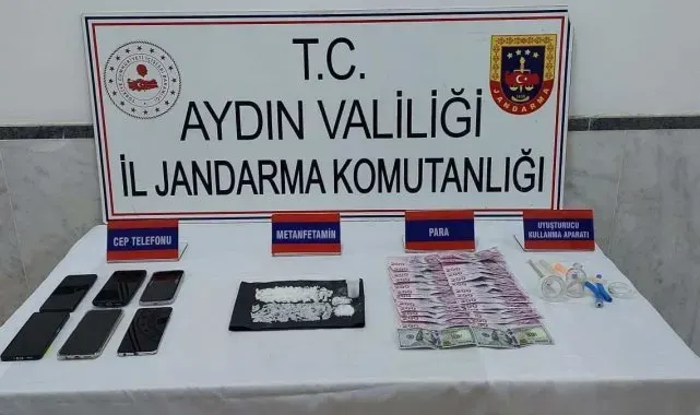 Aydın'a uyuşturucu sokmak isteyen şüpheliler jandarmaya takıldı
